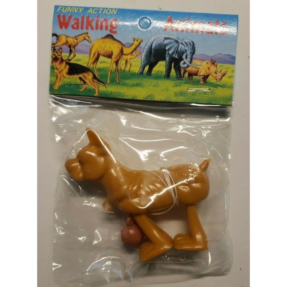 Vintage Ramp Walker Header Toy Old Vending Stock NOS Dog Vending